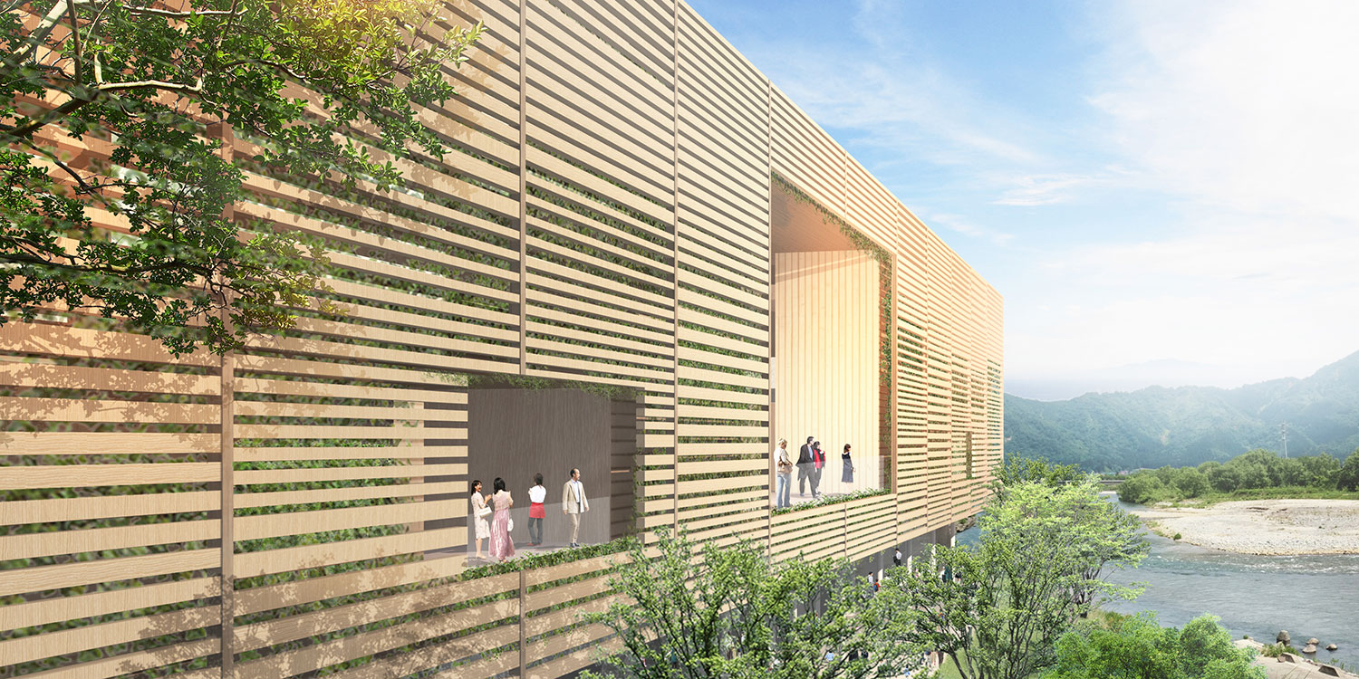 遠藤克彦建築研究所が、茨城の「大子町新庁舎」設計プロポで最優秀者に 