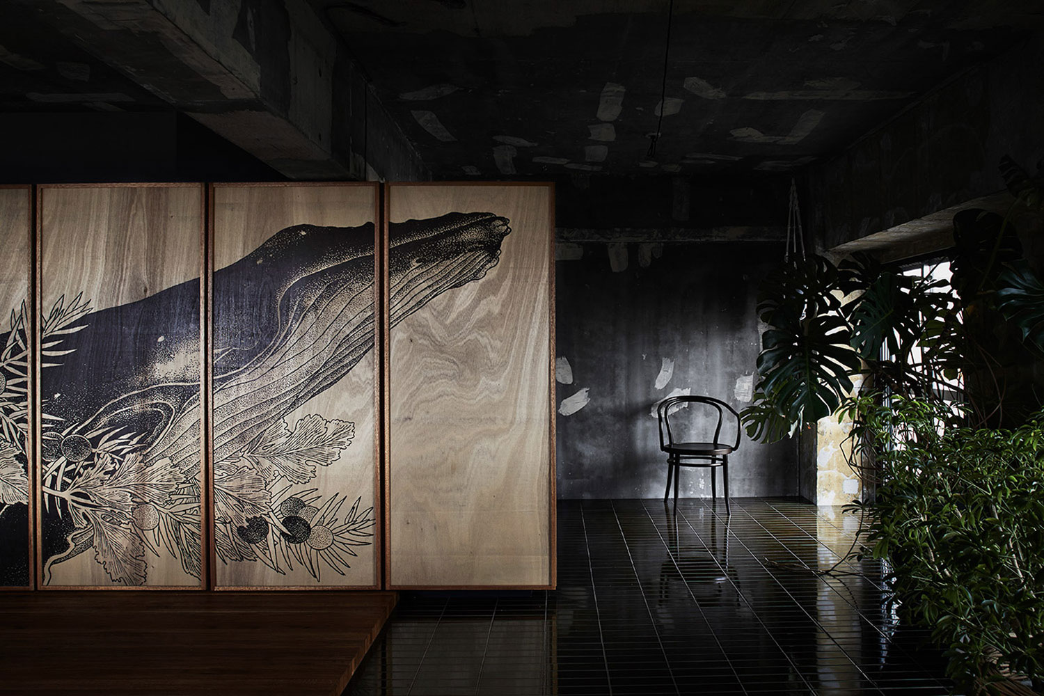 knof / 菊嶋かおり・永澤一輝による、東京・江東区の「襖絵のSOHO