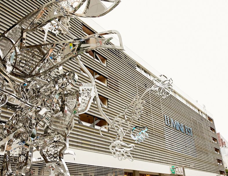 Creative Circuit デザイン デザイナー アート 美術 専門 sinato 大野力の建築設計、アーティスト 松山智一のパブリックアートで