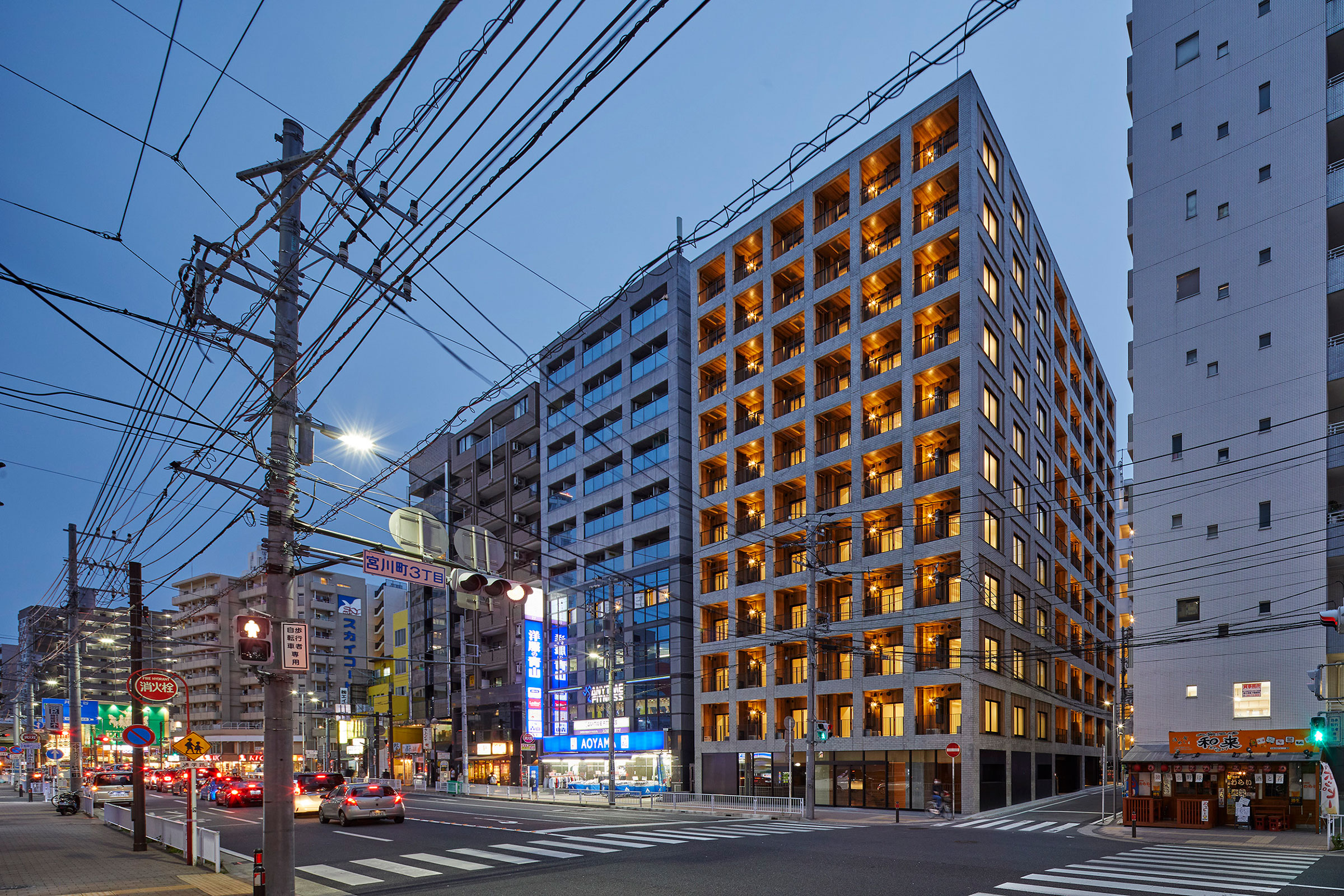 小山光＋KEY OPERATIONの設計監修による、横浜市の「桜木町の集合住宅