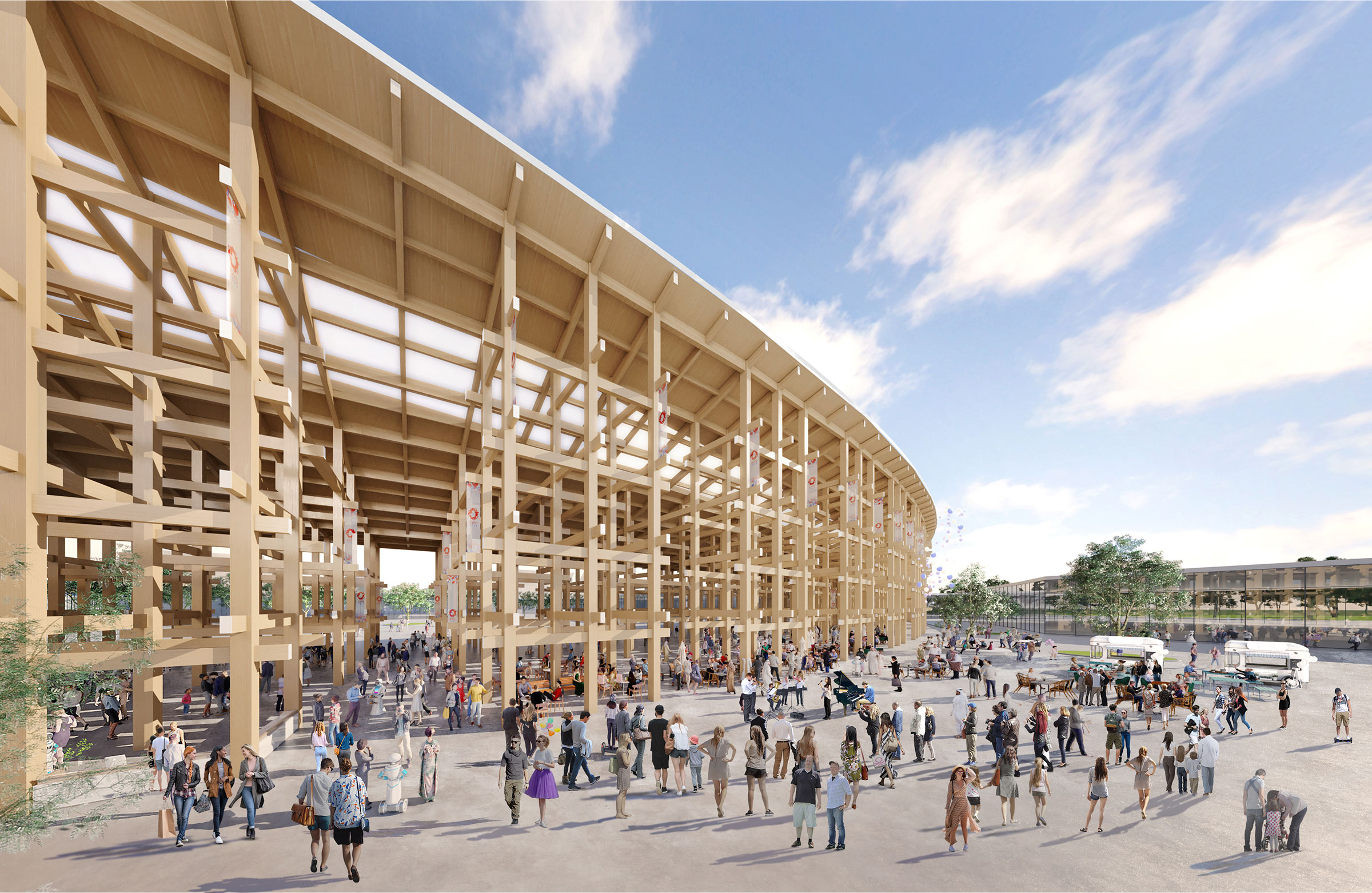 藤本壮介＋東畑建築事務所＋梓設計による、2025年大阪・関西万博の「大