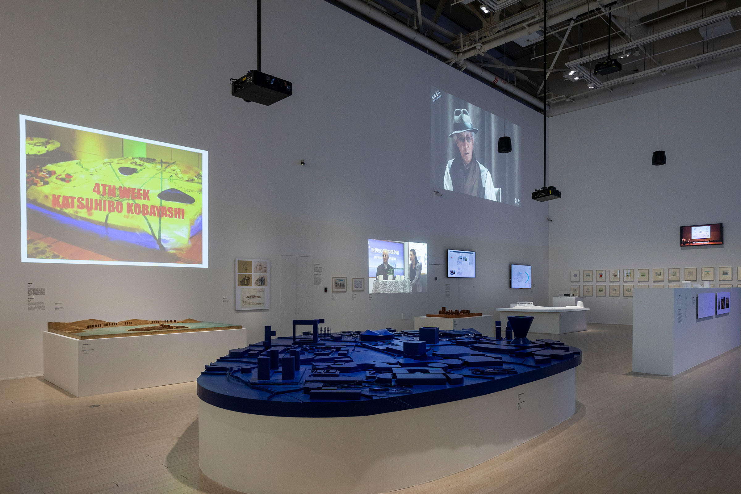 磯崎新の上海での回顧展「Arata Isozaki: In Formation」の会場写真