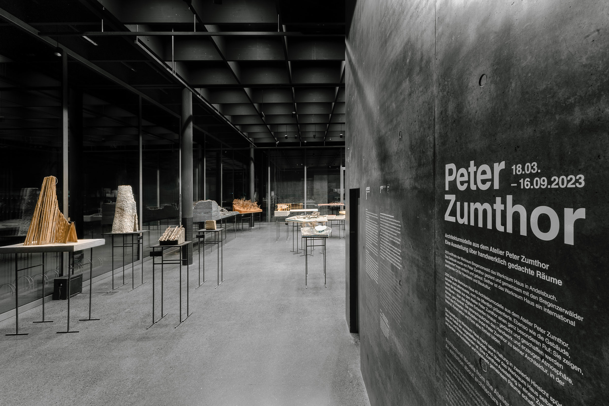 ピーター・ズントーの建築展「Architectural Models from the Atelier