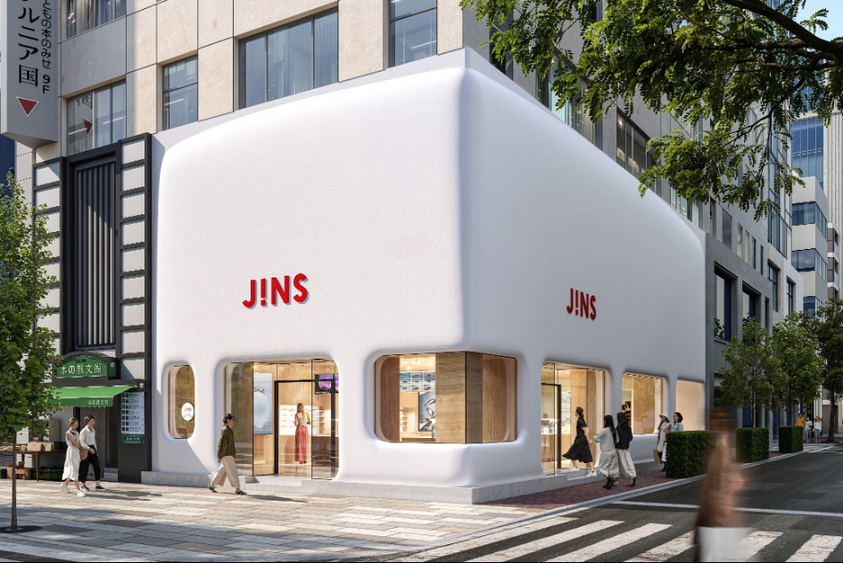 ニュース】藤本壮介による「JINS銀座店」が2026年3月28日にオープン