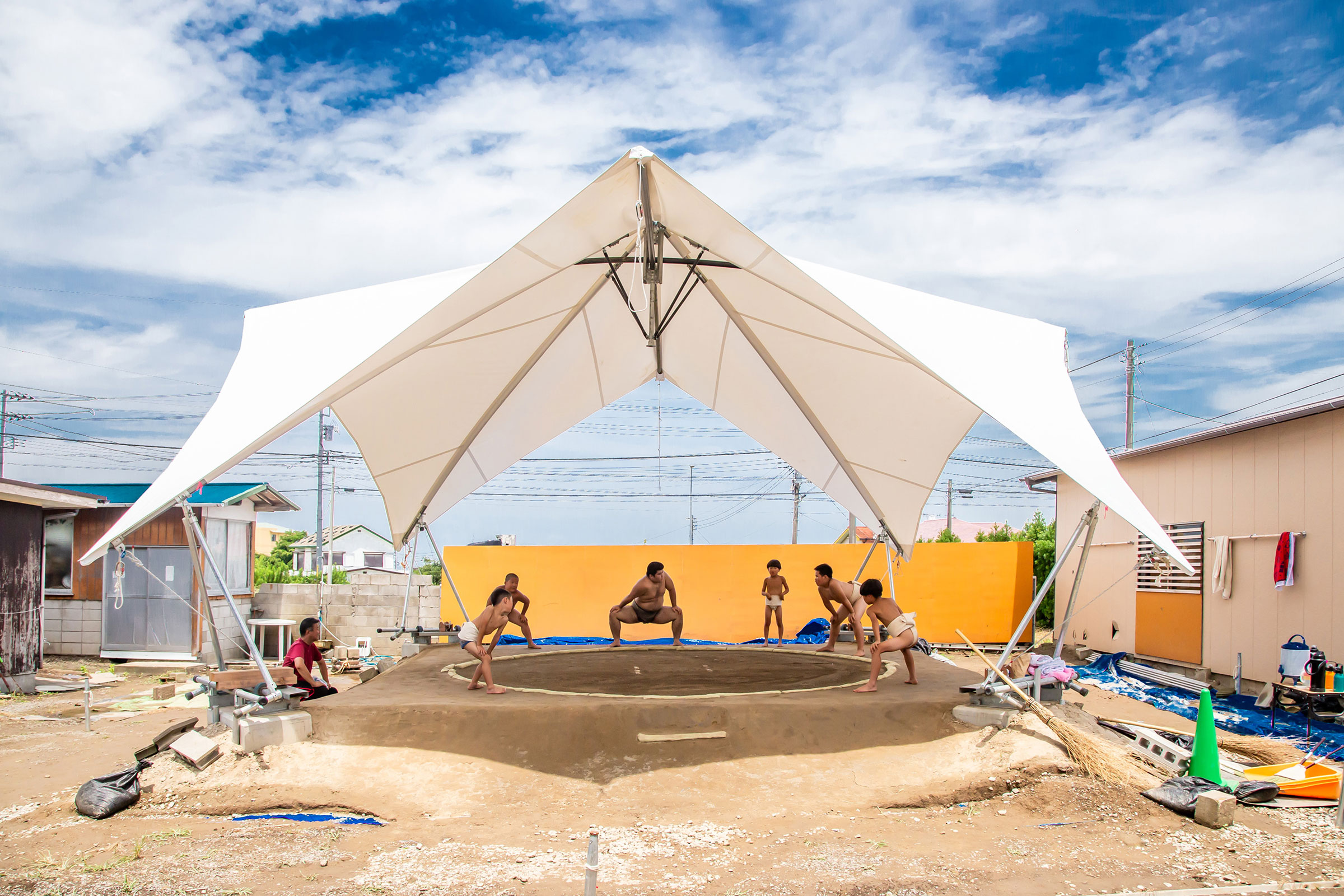 池田靖史・下田悠太・林盛による、千葉・館山市の「POP-UP ORIGAMI